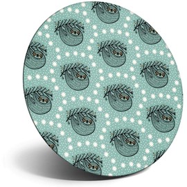 Destination Vinyl ltd Magnet for Refrigerator, Fridge - Cute Sloth Pattern Jungle Animal for Office, Cabinet and Whiteboard, Magnetic Stickers, 44807