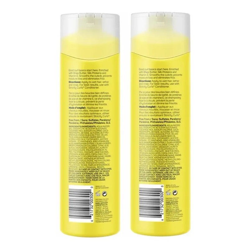 Strictly Curls Curl Defining Shampoo 380ml 2pack Por Marc Anthony