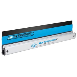 OX Tools Pro Series PF QuickSkim Plaster Skimming Blade - 24 Inch | Semi-Flexible Thin Plastic Blade & Extruded Aluminium Handle