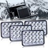 BLIAUTO 4x6 Inch LED Headlights Dot Approved 4pcs Rectangular Hi/Low