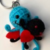 Voodoo String Doll Keychain, Design T12