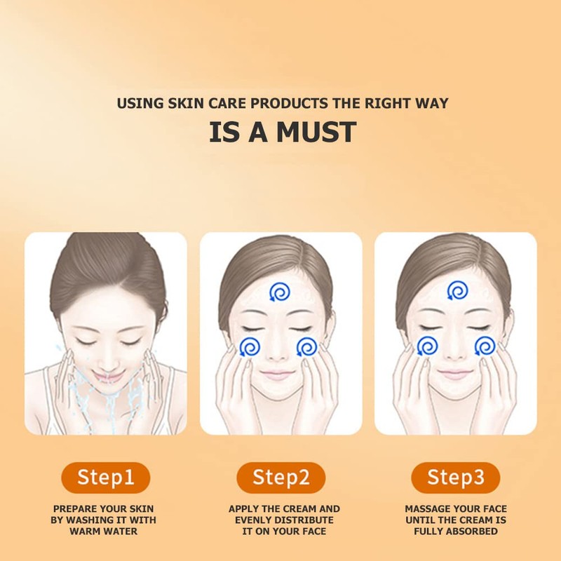 BIOAQUA Vitamin C Moisturizing Face Essence Cream Facial Cleansing Smoothing