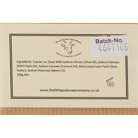 the Little Goat Soap Company Neem Goats Milk Soap 4 X 100g, N4