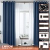 Lwiiom Double Curtain Rods with Aluminum End Cap and Full