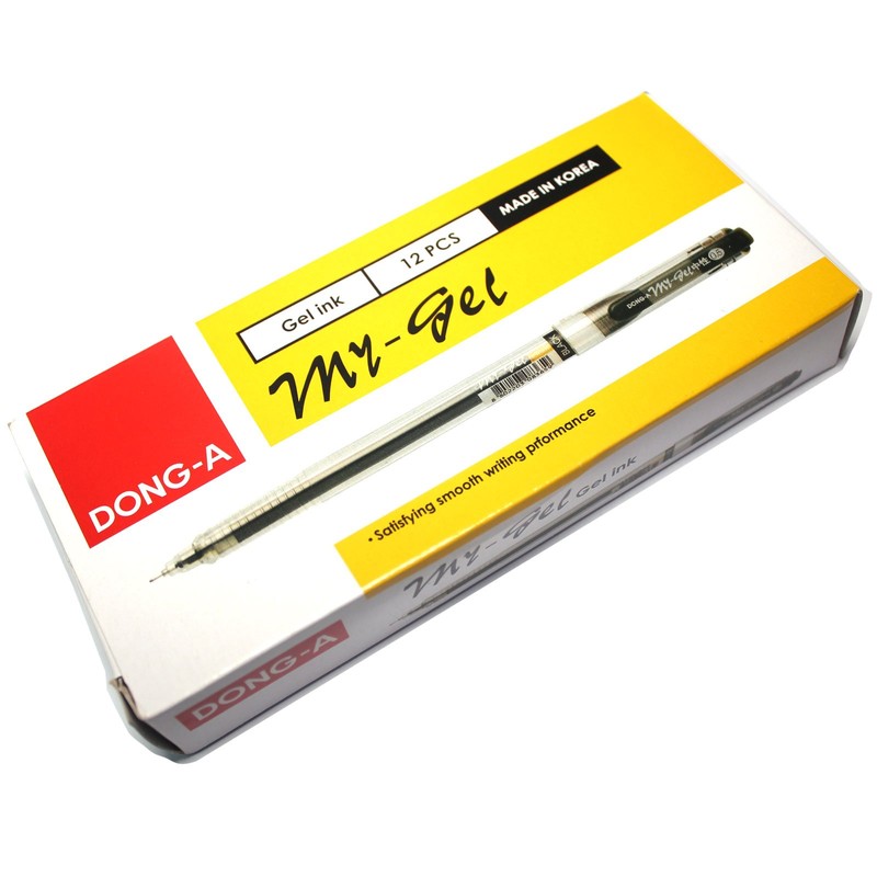 Dong-A My Gel Ink 0.5mm Roller Ball Pen - Black
