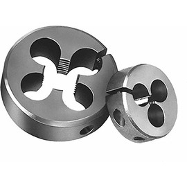 8-36 X 1" HIGH SPEED STEEL LEFT HAND ROUND ADJUSTABLE DIE