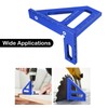3D Multi Angle Measuring Ruler, 45° & 90° Degree Triangle