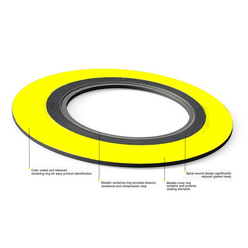Sterling Seal & Supply SSS 9000IR.500304GR150X6 Spiral Wound Gasket with