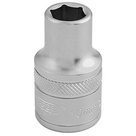Draper 16598 1/2" Square Drive 6 Point Socket, 10mm Size