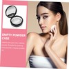 TOVINANNA Pcs Portable Makeup Case Empty Setting Powder Puff Fluffy