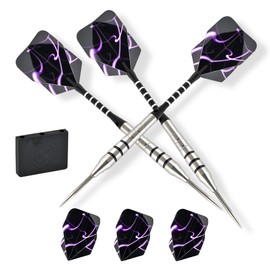 LinkVisions 22g 90%/80% Tungsten Professional Steel Tip Darts Set Point Protector