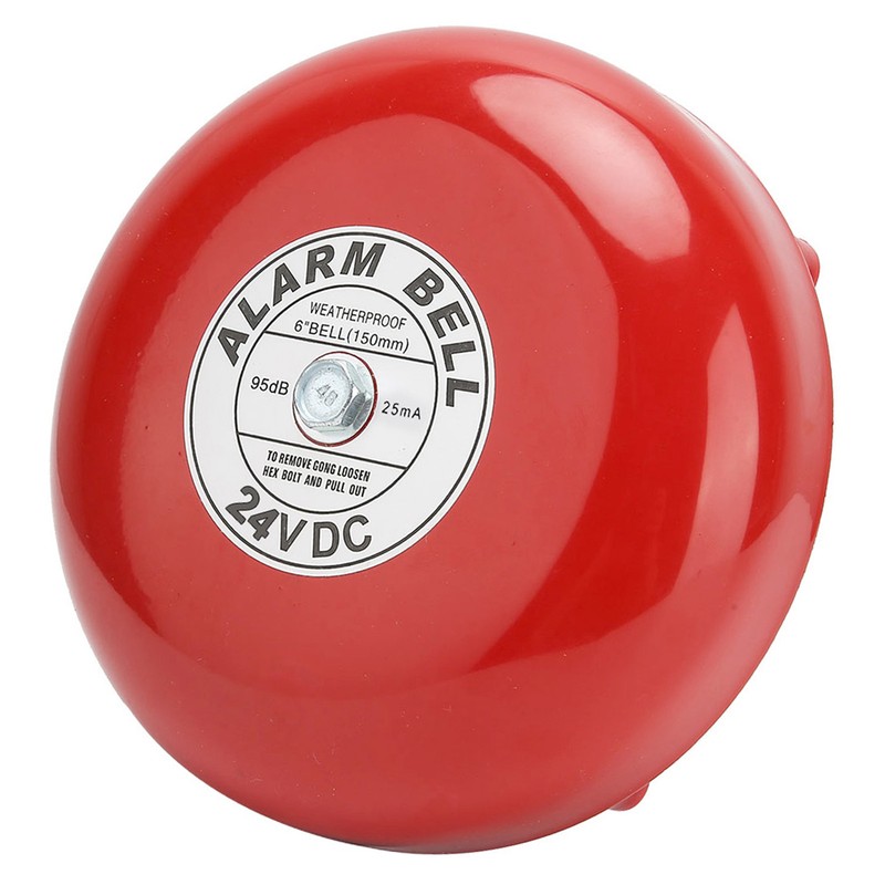 6 Inches Carbon Steel Internal Strike Type Electric Bell 95db