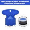 6 Pieces Faucet Cache Aerators with Faucet Aerator Removal Tool