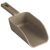 Vikan Remco 630066 Color-Coded Plastic Hand Scoop - BPA-Free Food-Safe Kitchen Utensils, Restaurant and Food Service Supplies, 16 oz, Brown