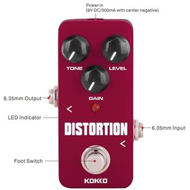 JUMP KOKKO Electric Guitar Effect Pedal True Bypass Full Metal Shell (FDS2)