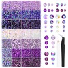Awubsd 30000 Purple Bedazzling Kit 3/4/5/6 mm Bedazzling Gems