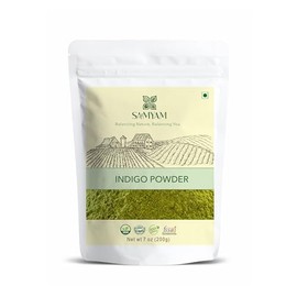 SAMYAM Polvo Natural (7 Oz) | Tinte Natural Para El Cabello, Sin Químicos Ni Ppd