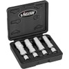 ViGOR Spark Plug Socket Spanner Set V7002/4, 4 Pieces, 3/8