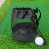 Golf Bag, Black, Abrasion Resistant, Portable, Washable, Reinforced Bottom, One