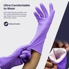 FMP Brands X-Large Purple Latex Dish Gloves, 3 Pairs, 12