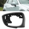 Side Mirror Cover Frame Black Decorative Door Side Wing Rearview