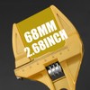 Monkey Wrench, Wide, Vertical Type Faucet Wrench, Large Opening, Water