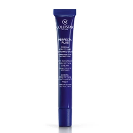 Collistar Perfecta Plus Eye Contour Cream with Chrome-Correcting Pigments for a Correctoring, Firming and Restructuring Effect Against Dark Circles and Fine Lines, 15 ml