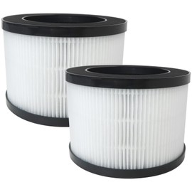 WELURE 2-Pack MK0I MK06 TZ-K1 DH-JH01 HEPA Filter Compatible for POMORON MG01JH and MJ001H Air Purifier - White
