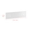 PUSDON Hanging Storage Baskets Accessory, Adhesive Strips with Hooks*6