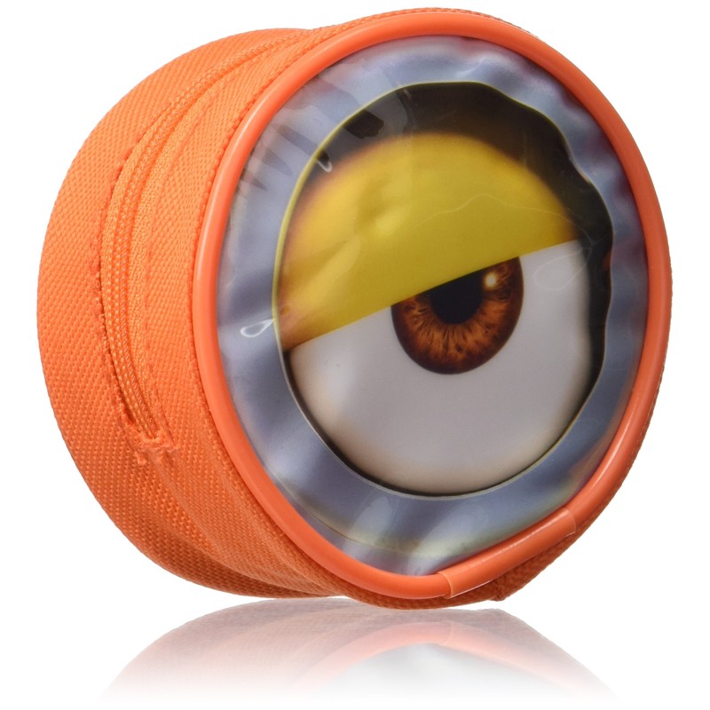 Minions Round Purse Coin Pouch, 8 cm, Orange