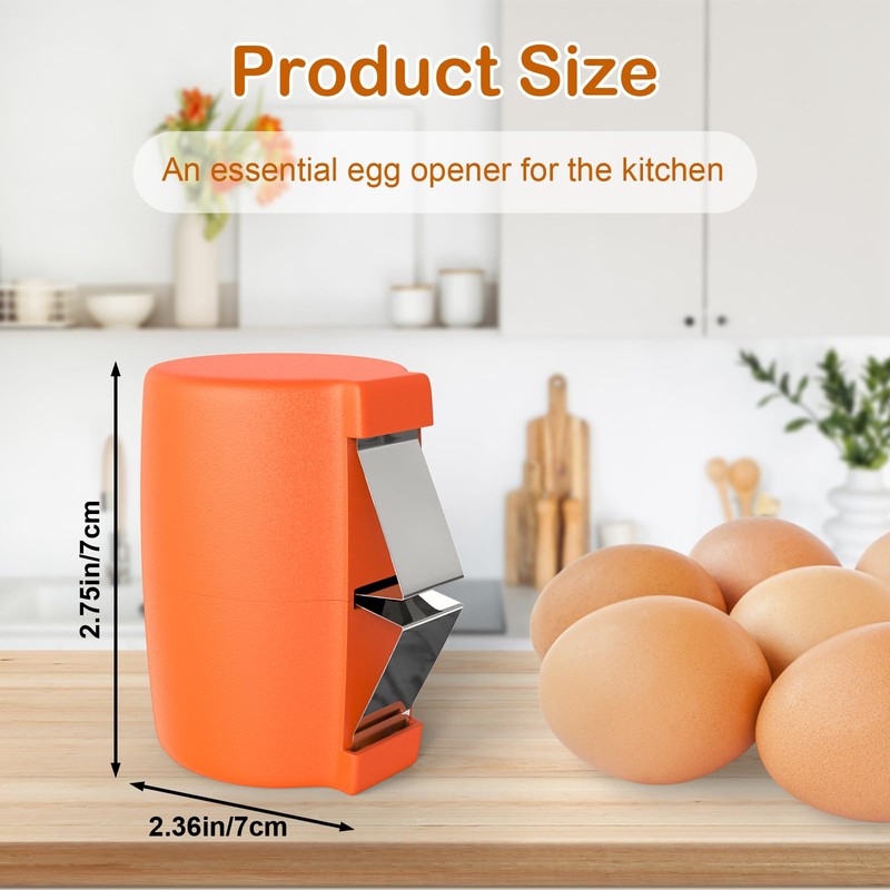 2026 New Upgrade Egg Cracker, Silicone Egg Shell Opener Suitable