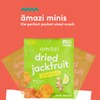 Amazi Foods, Dried Jackfruit, Ginger Lime, All Natural Snacks, (12