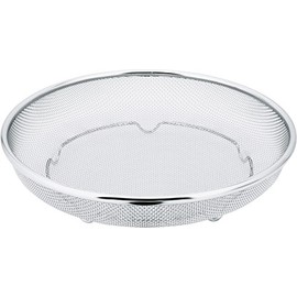 Little Wood L-0830 Rustia Round Shallow Colander, 9.8 inches (25 cm), Made in Japan