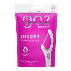 GO2 Dentagenie Smooth Flosspyx Minty (36 pk)