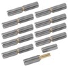 10 Pack Weld On Barrel Hinges 2-1/2" Long, 3/8" Diameter