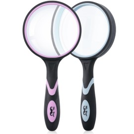 Mr. Pen- Magnifying Glass, 2 Pack, 5X Magnifier, Magnifying Glass for Kids and Adults, Handheld Magnifying Glass, Magnifier for Reading, Magnifying Glasses for Close Work