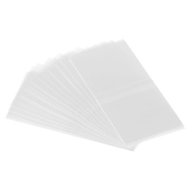 PATIKIL 98 x 50 mm PVC Perforated Shrink Bands, Pack of 500 Shrink Film for Bottles, Jars, Cans and Cans, Suitable for Caps with a Diameter of 2.28 to 2.4 Inches, Transparent