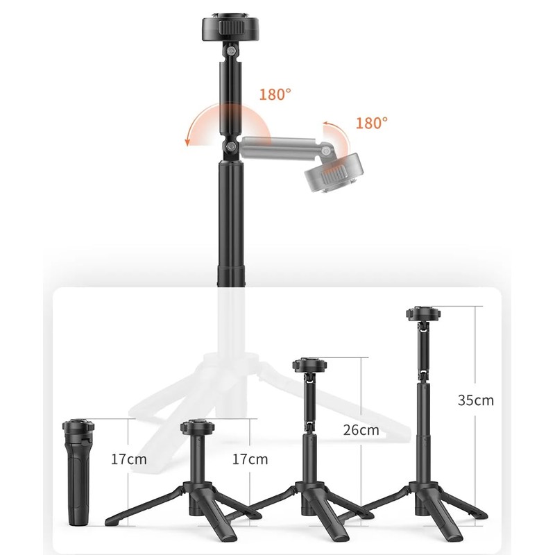 Ulanzi O-Lock Tripod Quick Release Smartphone Magnetic Tripod Angle Adjustable