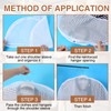 Funnaura 12 Pcs Plastic Clothes Covers, Covers Breathable Shoulder Cover
