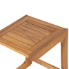THINK 30 Ashwell Acacia Wood Side Table, End Table for
