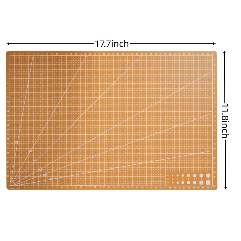 SCIKHEFT New A3 Double Side Craft Cutting Mat Cutting Board