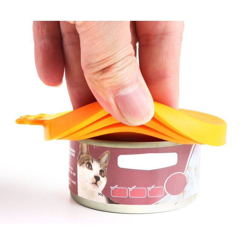 Comtim Pet Food Can Cover Silicone Can Lids for Dog