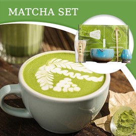 Matcha Kit | Traditional Tea Ceremony Kit | Set of 4 Ceremonial Traditional Cooking Utensils for Girl Friend Men Women Home Birthday Kitchen Christmas