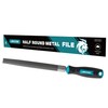 LIBRATON 200 mm Half Round Metal File, Metal File Tool,