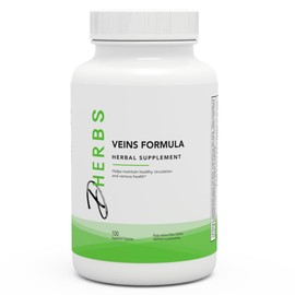 Dherbs Veins Formula, 100-Count Bottle