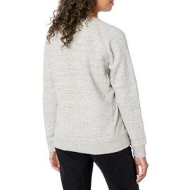 Carhartt womens Midweight Relaxed Fit Graphic Crew Neck Sweatshirt Sweater, Asphalt Heather Nep, 1X US