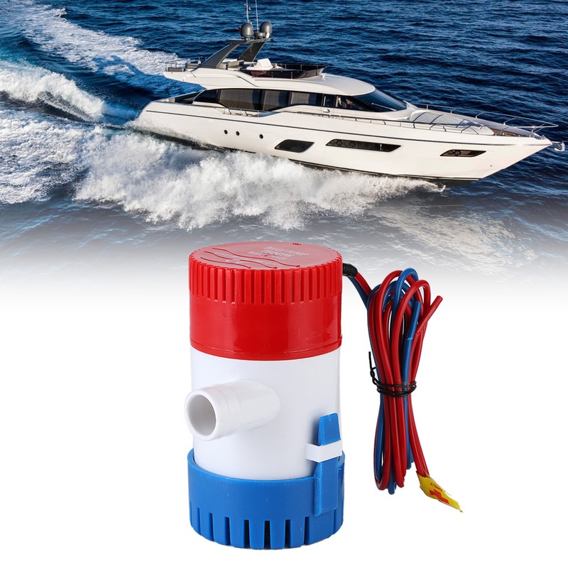 750GPH DC Submersible Bilge Pump Marine Boat Accessory G750-0112V