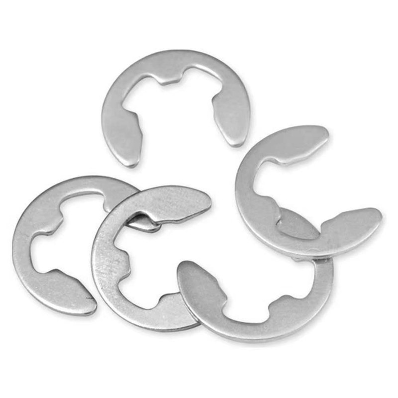 HELVAK E-Clip 100 Pcs Stainless Steel E-Type Snap Ring Repair