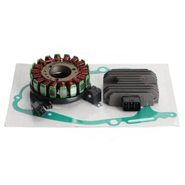 Frezon Motorcycyl Magneto Stator+Voltage Rectifier+Gasket For Suzuki TU250X TU 250 X 2009-2019