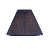 Aspen Creative 33170, Mushroom Pleated Traditional Dark Blue Spider Lamp